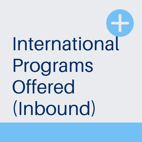 International Programs Offered (Inbound)
